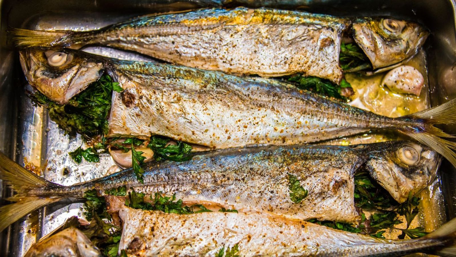 Jurel o chicharro al horno