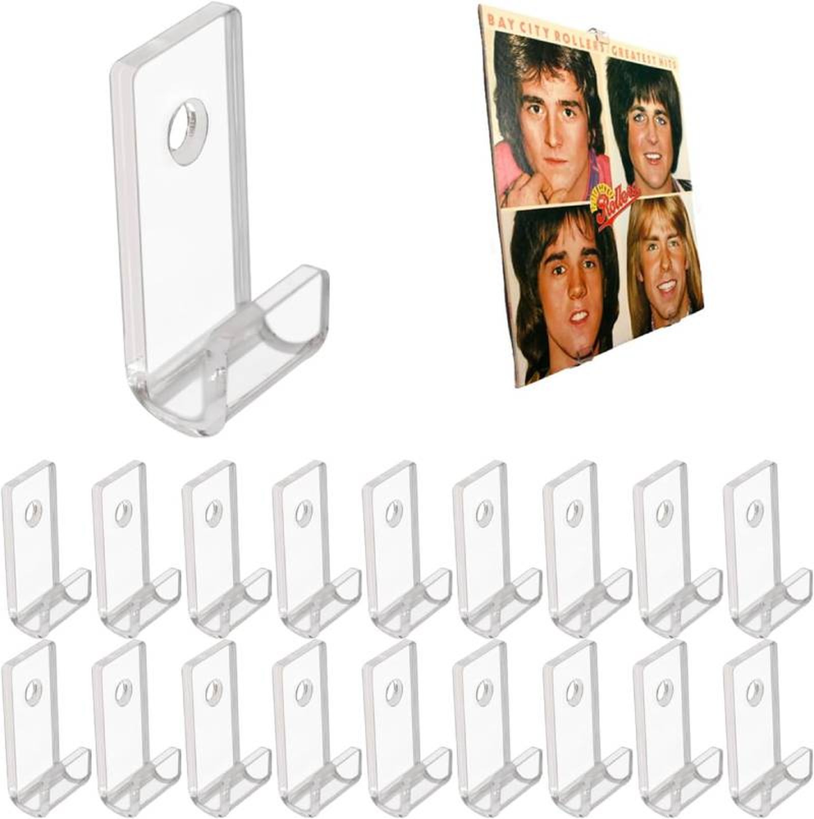Ganchos para poner los vinilos en la pared. Ganchos para poner los vinilos en la pared.