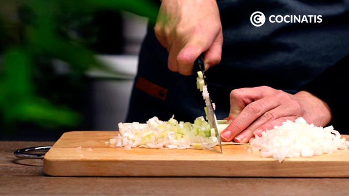 Receta de risotto rojo de remolacha  paso 1