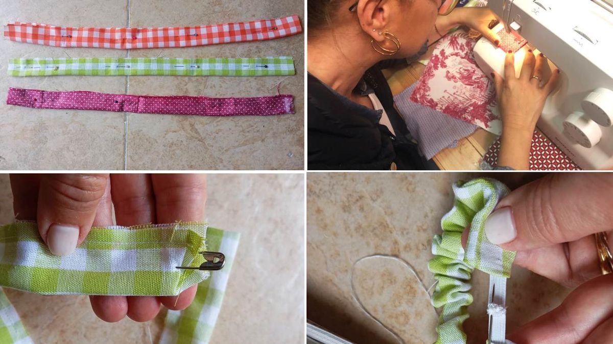 Pasos para hacer un coletero o scrunchie