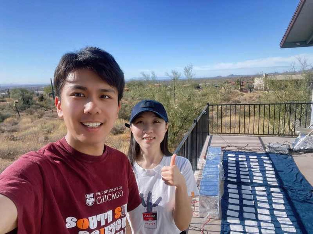 Investigadores Chenxi Sui y Ronghui