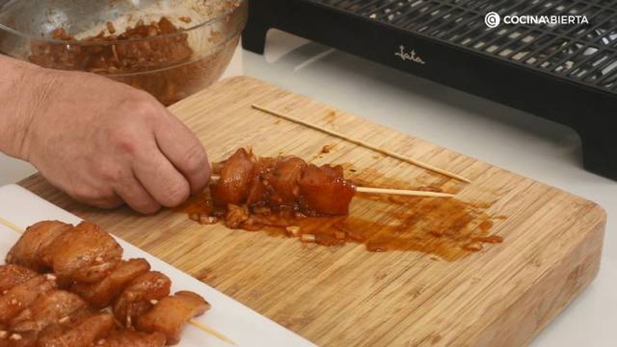 JATA Pinchos morunos pollo paso 3