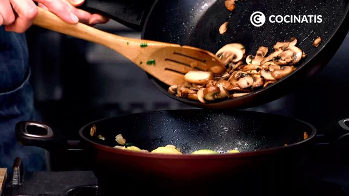 Receta de risotto de calabacín y champiñones  paso 3