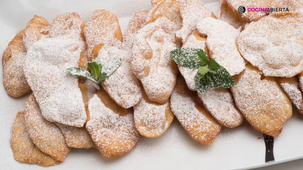 Orejas de carnaval, receta de Eva Arguiñano