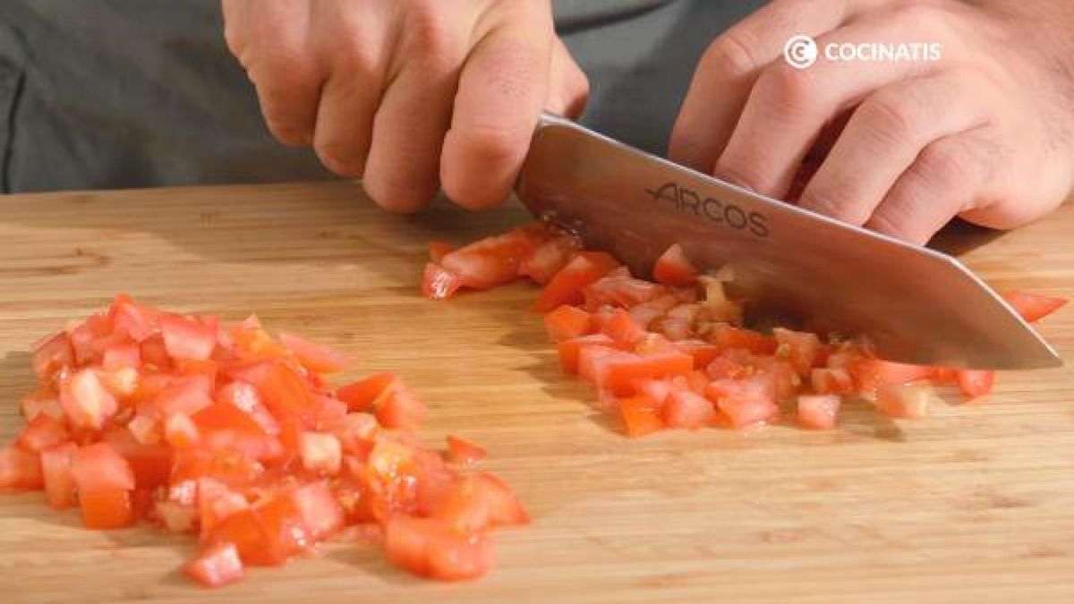 Receta tabulé  paso 2