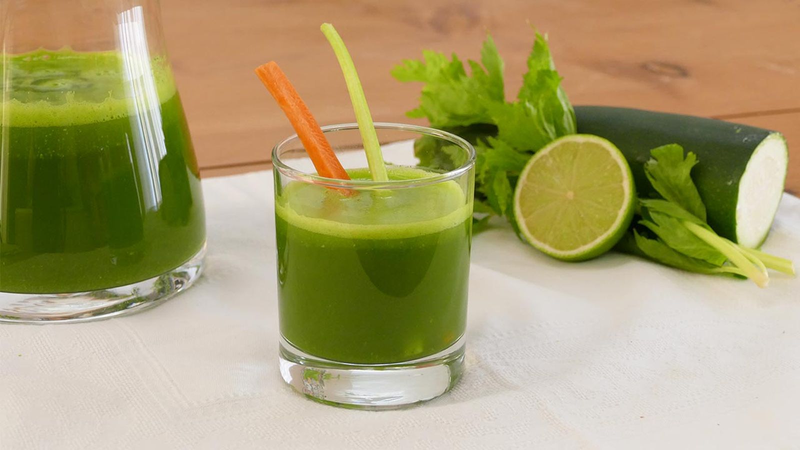 Receta de batido detox verde