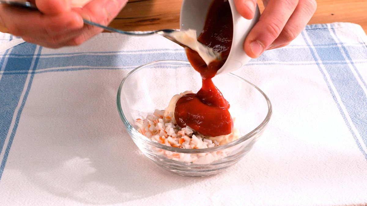 Rollitos con pan de molde   Paso 3