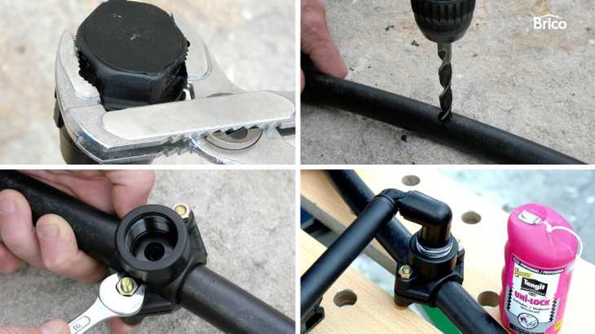 Colocar el sistema de aspersores