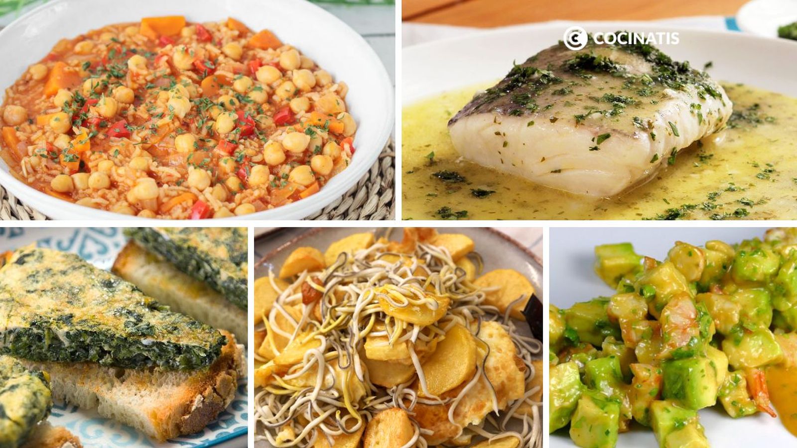 Menú semanal con recetas para cada día