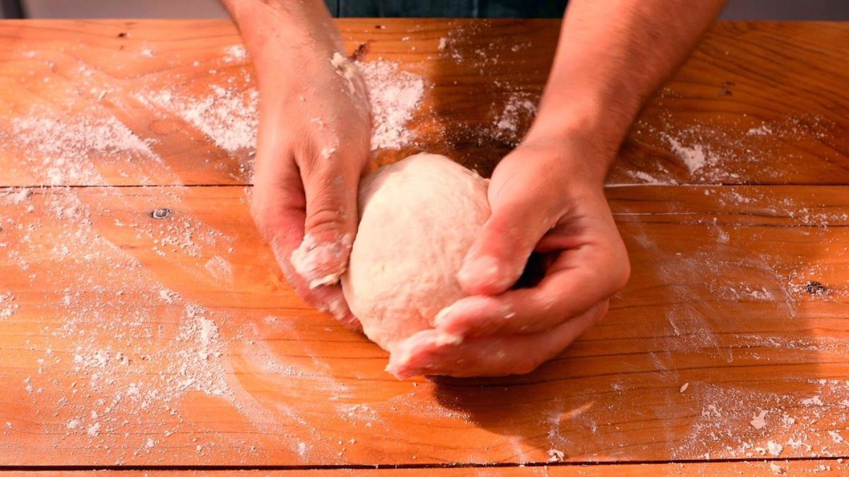 Tortas de pan de aceite y sal   Paso 2