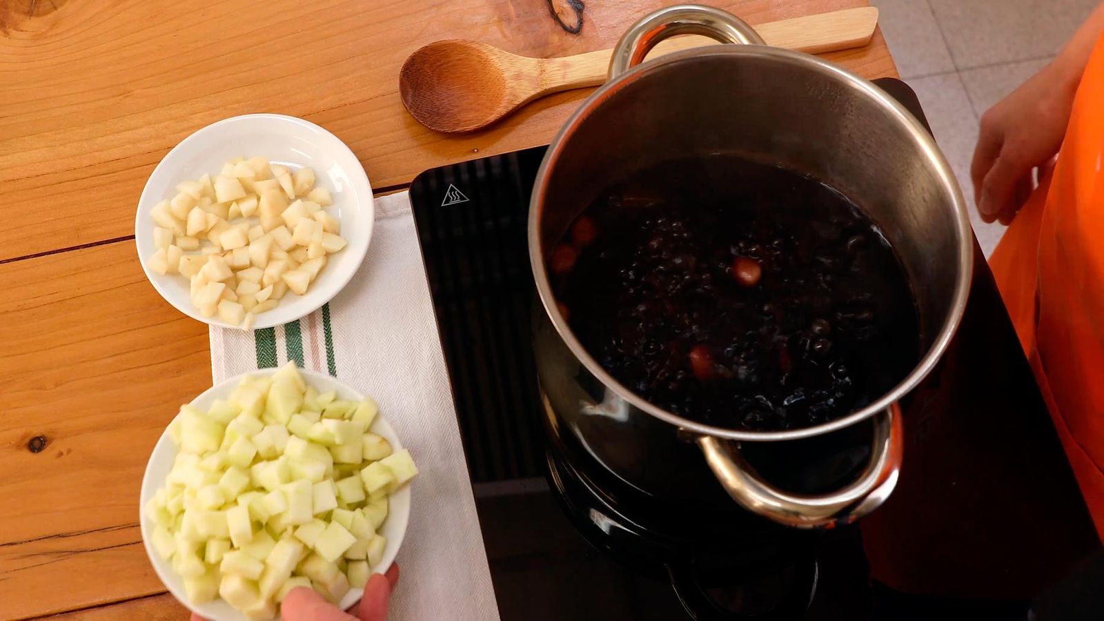 Receta de compota de frutas de Navidad paso 4 Receta de compota de frutas de Navidad paso 4
