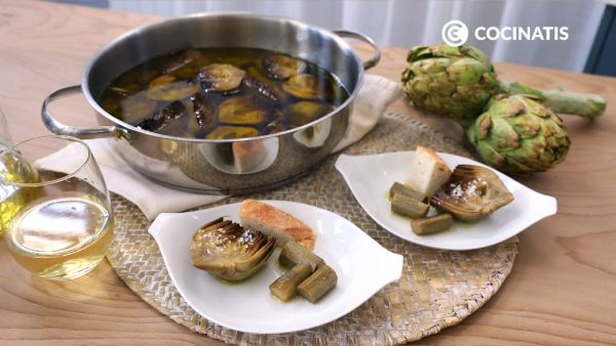 CTIS1002 receta alcachofas confitadas paso 6