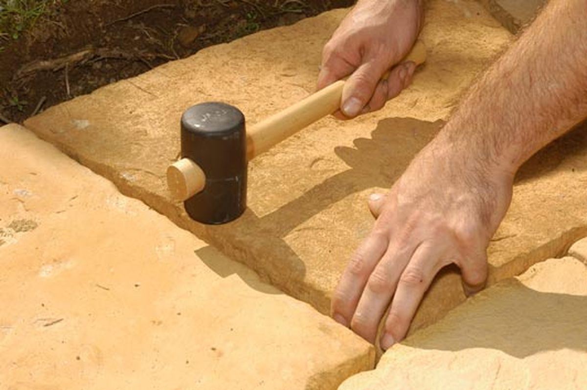 Enlosado decorativo para jardín paso 9