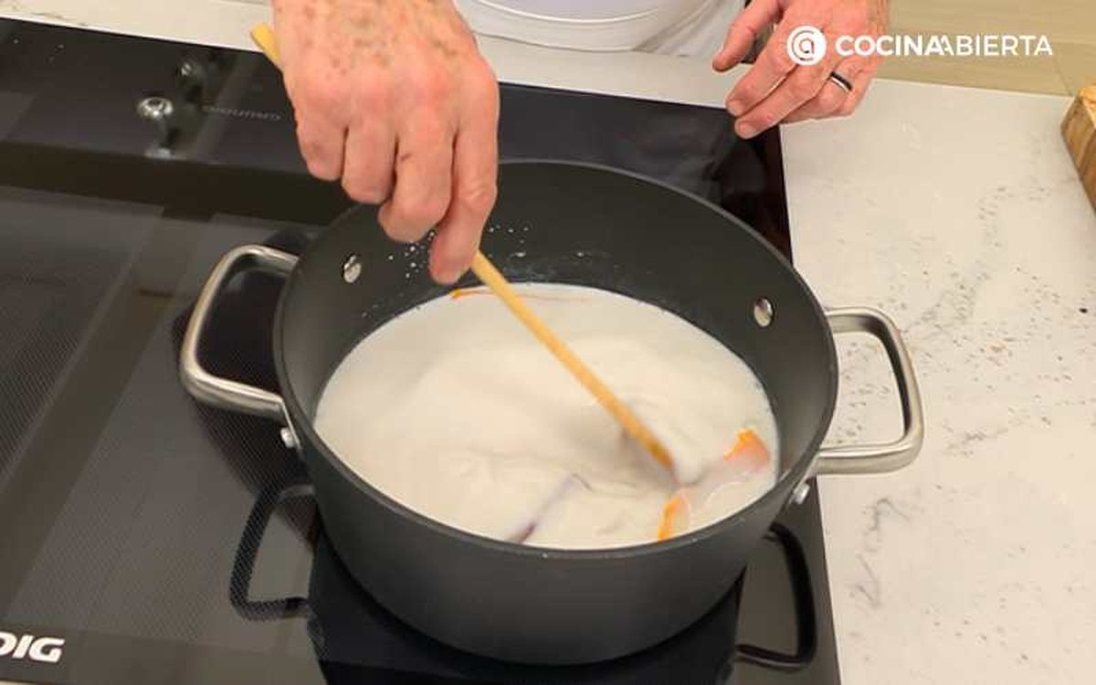 Cocina el arroz con leche de almendras