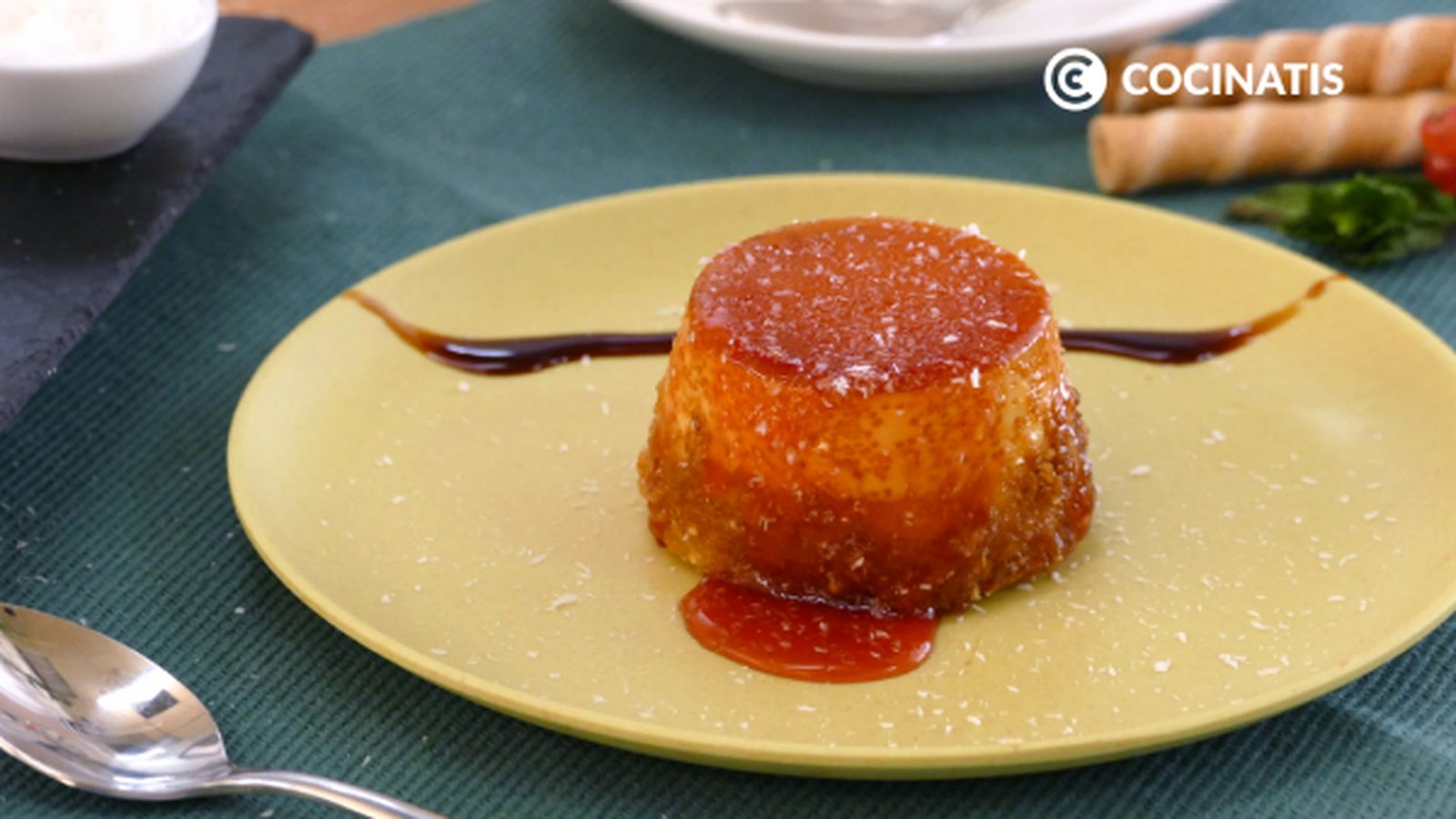 CTIS0605 receta flan de coco paso 6 CTIS0605 receta flan de coco paso 6
