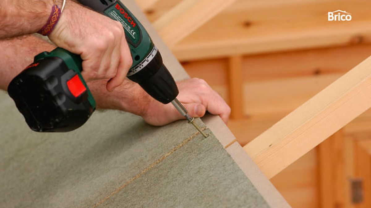 bricomania 336 colocacion panel sandwich paso 3