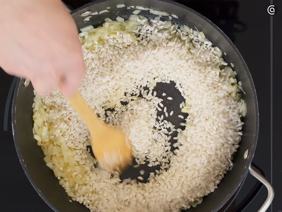 Risotto alla milanese - paso 2
