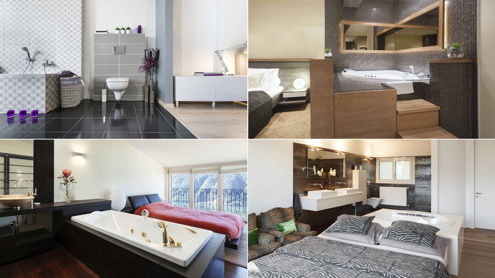 Decorar baños abiertos al dormitorio Decorar baños abiertos al dormitorio