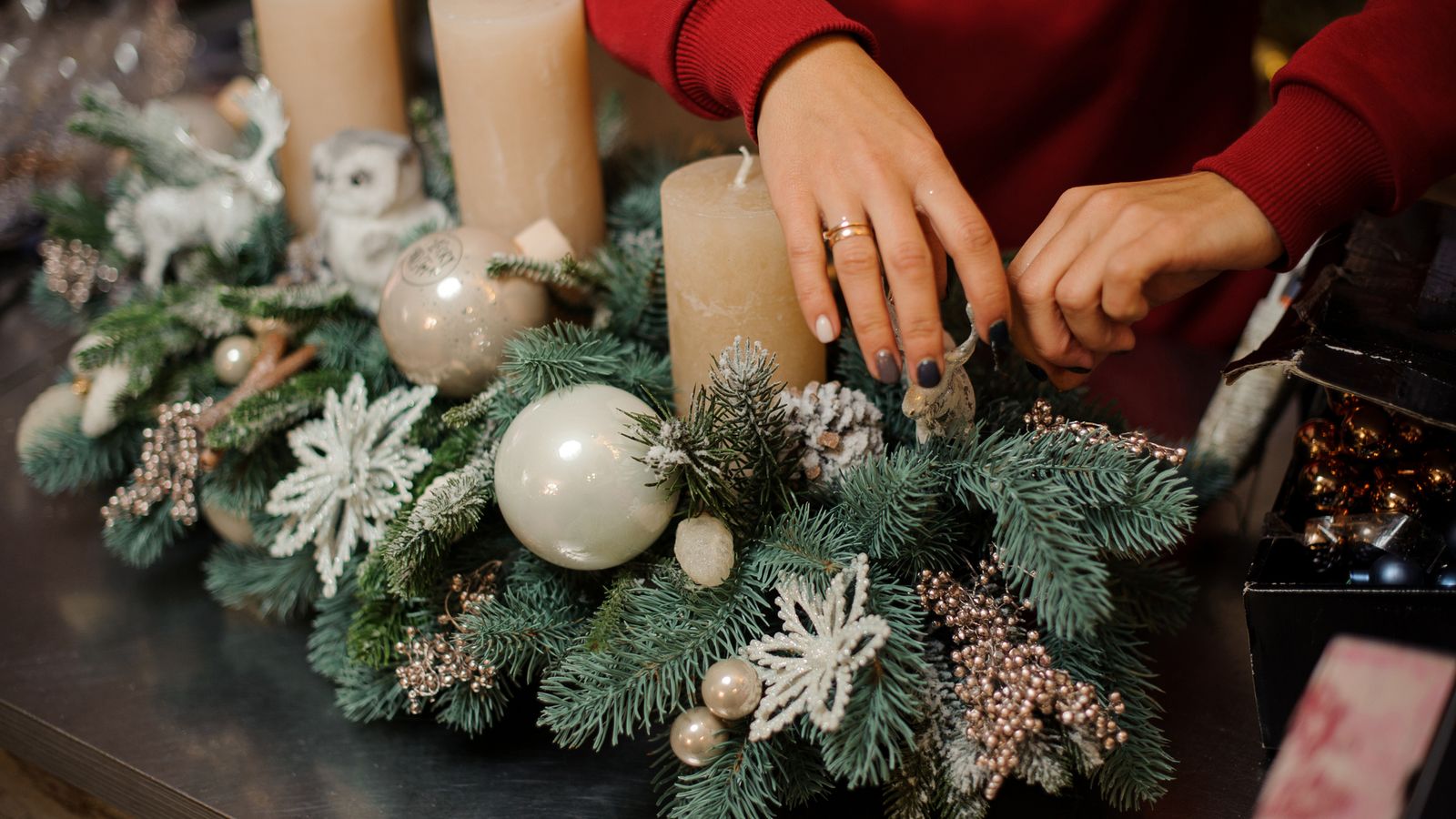 La vegetación natural es ideal para crear centros de mesa y guirnaldas