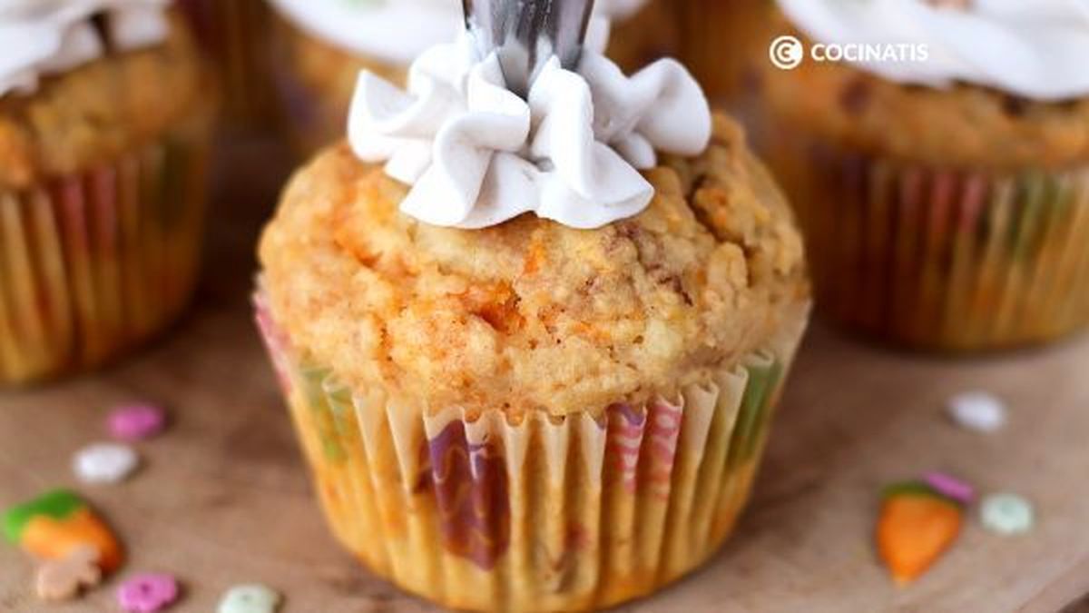 Cupcakes de zanahoria y nueces / Fotos:
