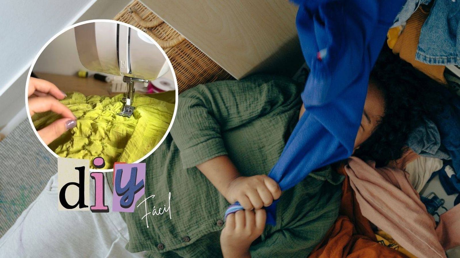 Con creatividad puedes transformar tu ropa. / Fotos: Pexels Ketut Subiyanto y TikTok @angelahenche