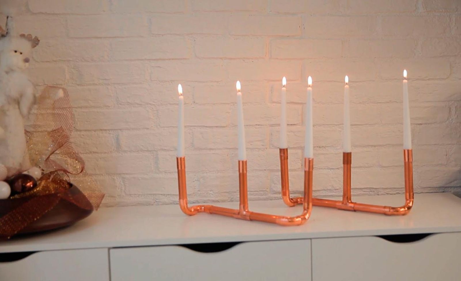 Cómo hacer un candelabro de cobre inicio Cómo hacer un candelabro de cobre inicio