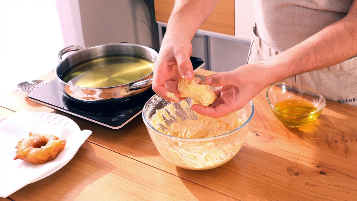 buñuelos de calabaza  paso 5