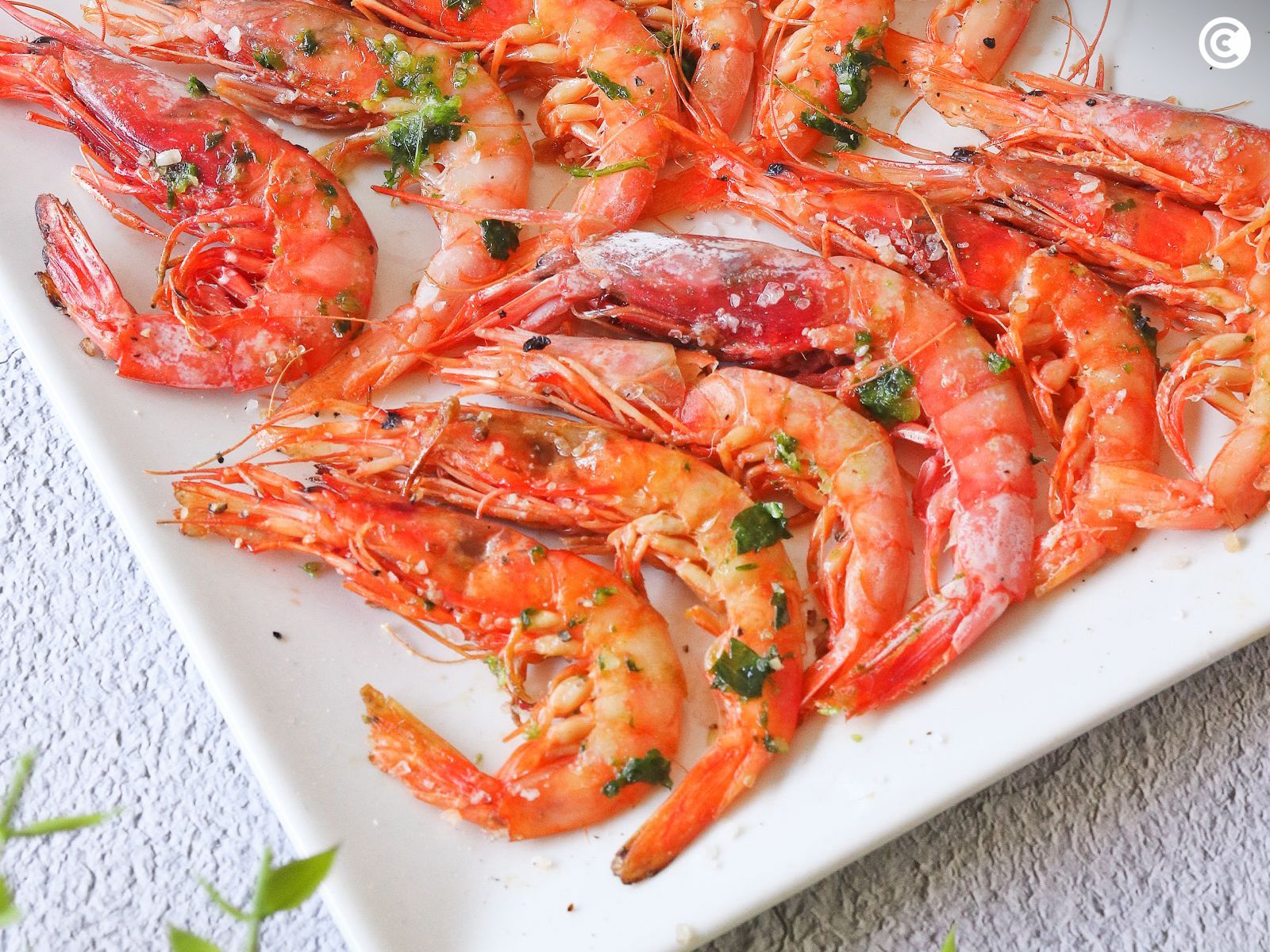 Gambas a la plancha