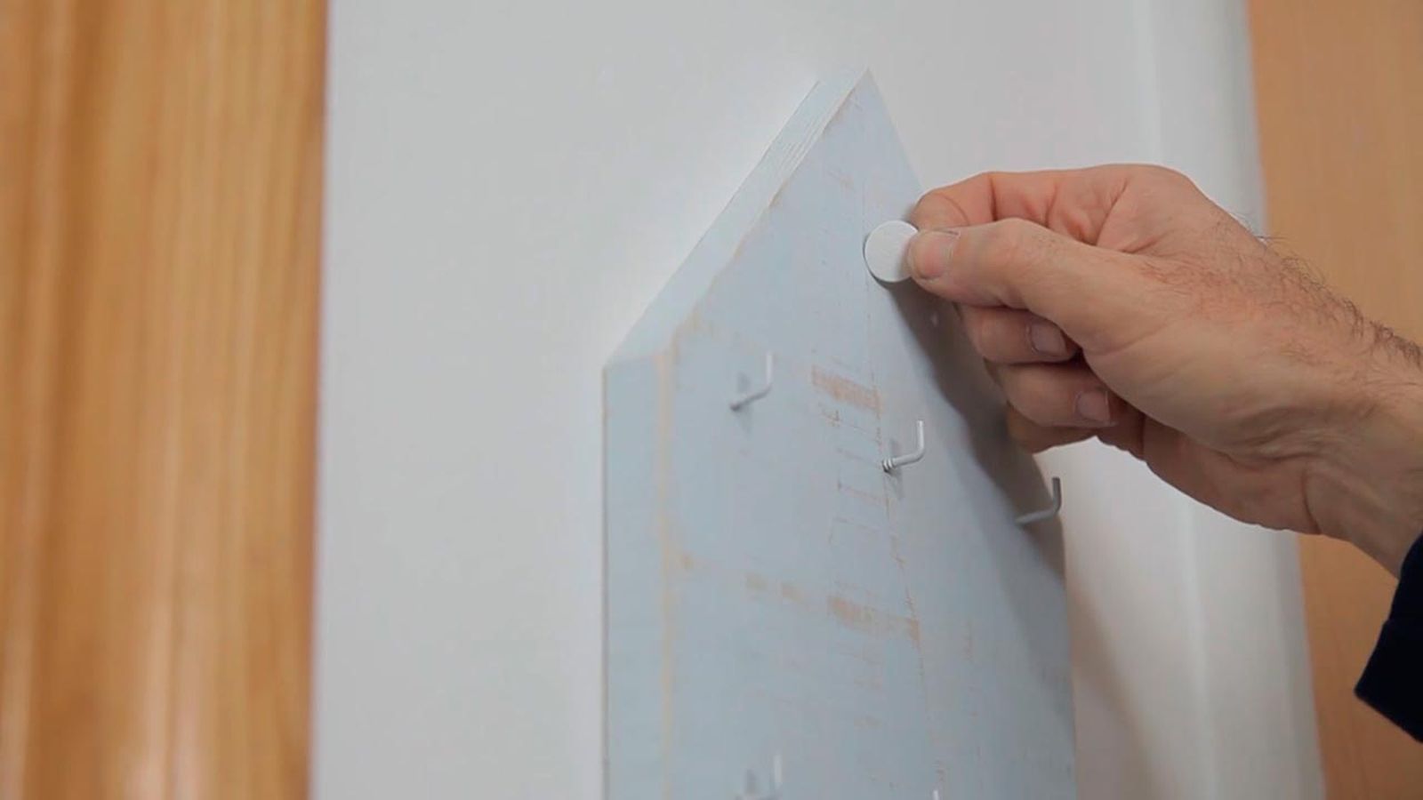 Cómo hacer un cuelga llaves con forma de casa paso 9 Cómo hacer un cuelga llaves con forma de casa paso 9