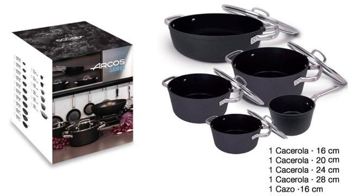 bateria cocina arcos