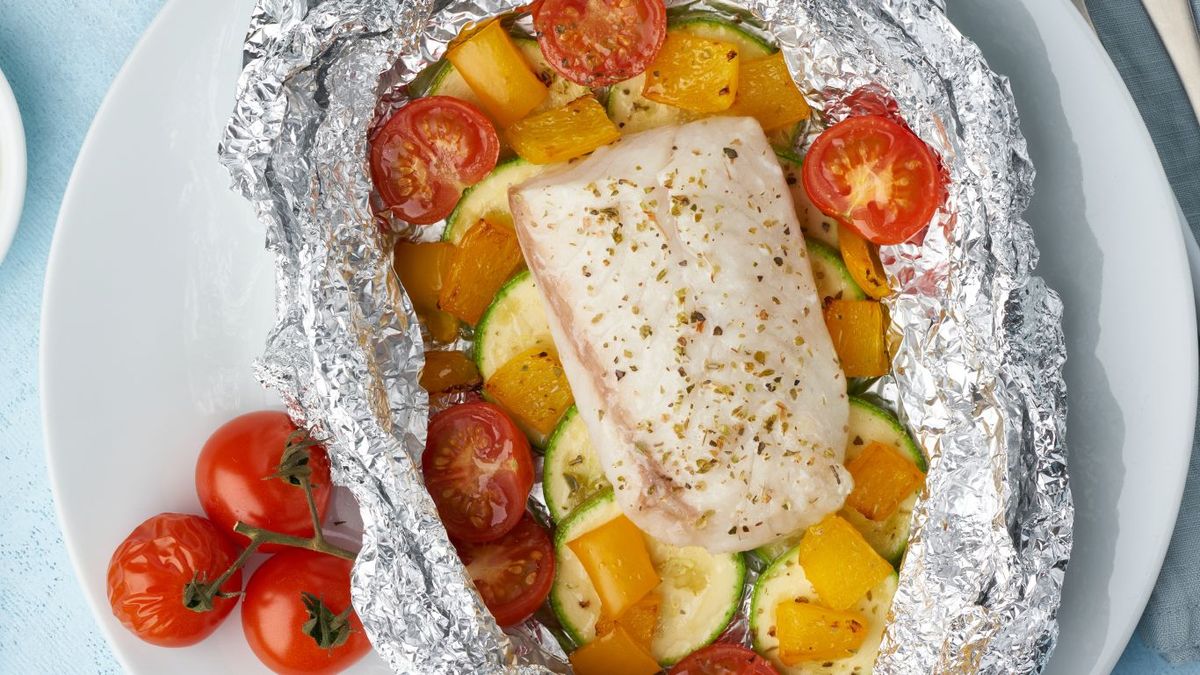 Merluza al papillote