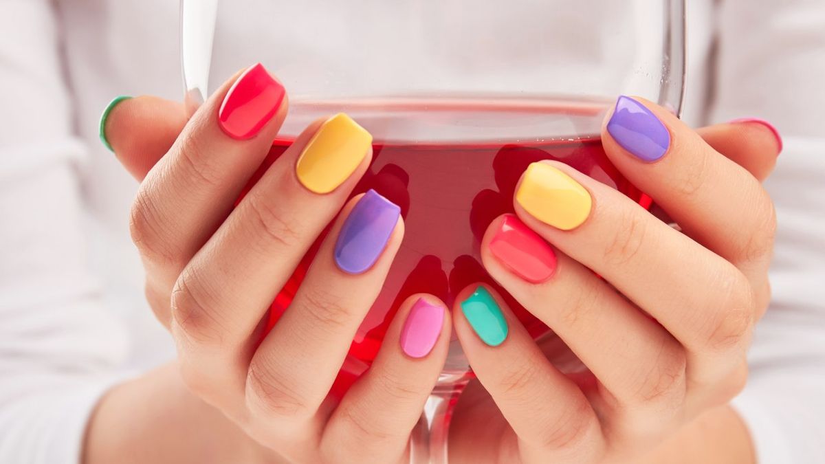 manicura colores disenos bonitos elegantes