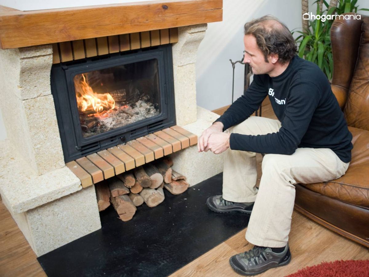 Mantenimiento de chimenea terminada
