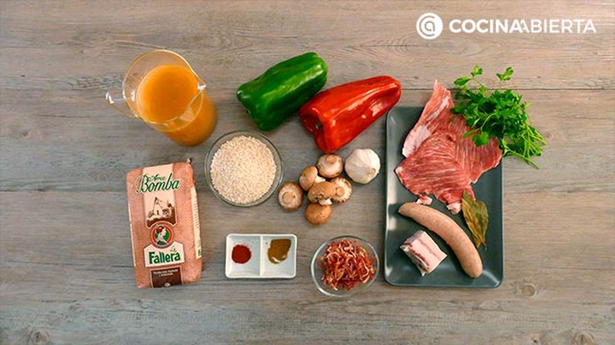 CTIS0845 receta paella montanesa ingredientes ca