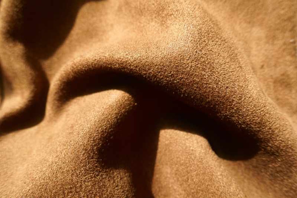 Aspecto del  ante, también llamado gamuza o cuero vuelto