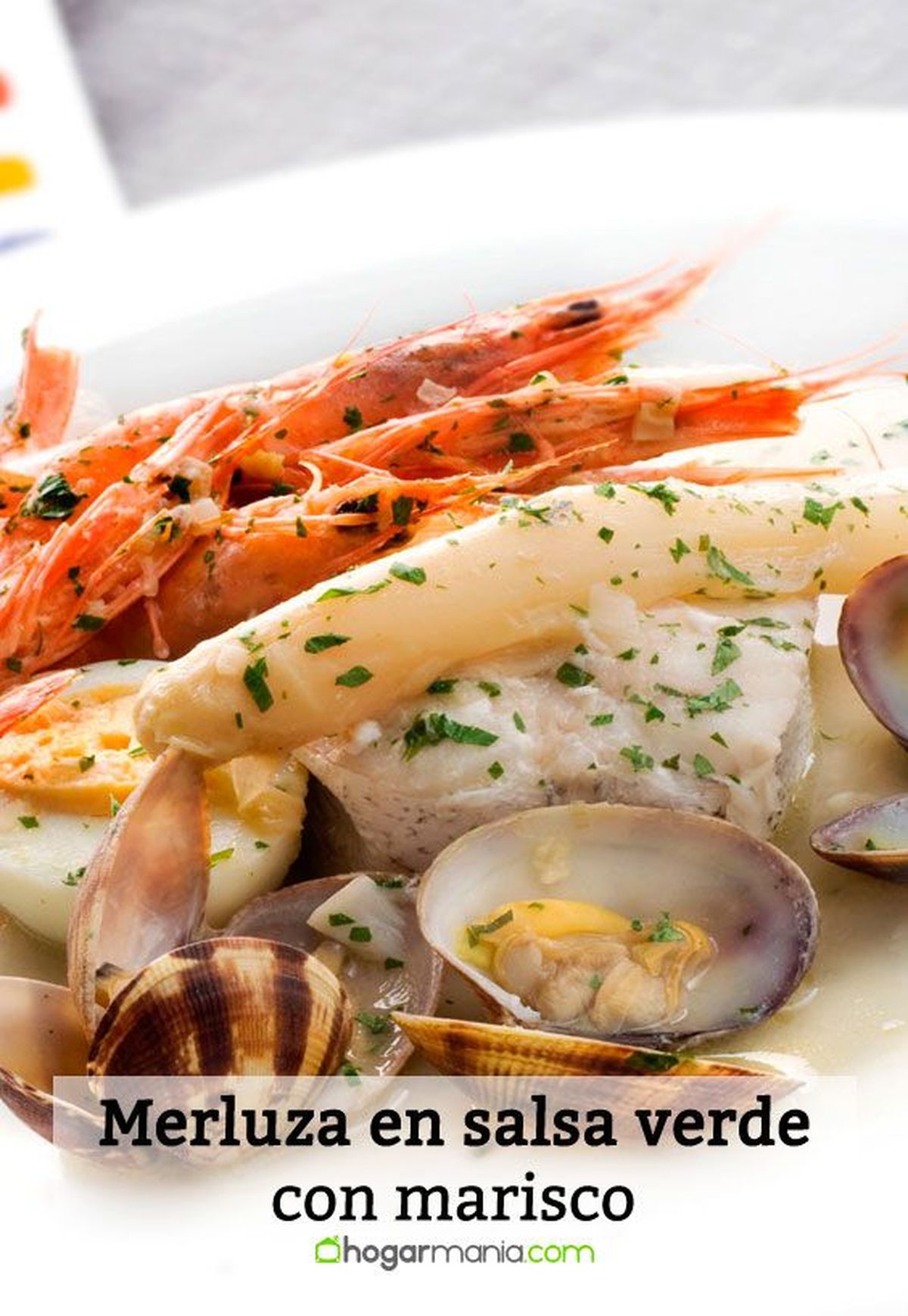 merluza en salsa verde marisco pin