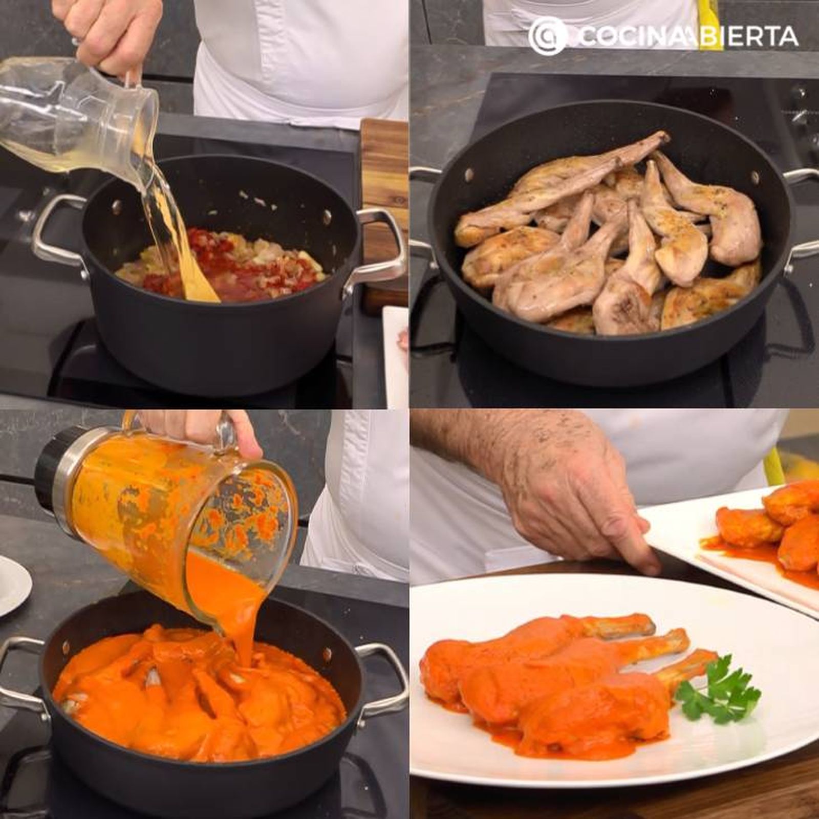 paletillas de conejo con salsa vizcaina receta pasos paletillas de conejo con salsa vizcaina receta pasos