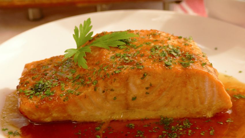 Receta de salmón con salsa teriyaki