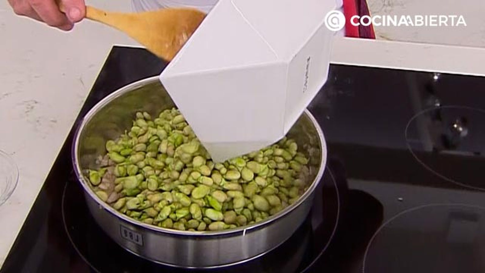 habitas salteadas con menta receta karlos arguinano karl7520321 paso3 habitas salteadas con menta receta karlos arguinano karl7520321 paso3
