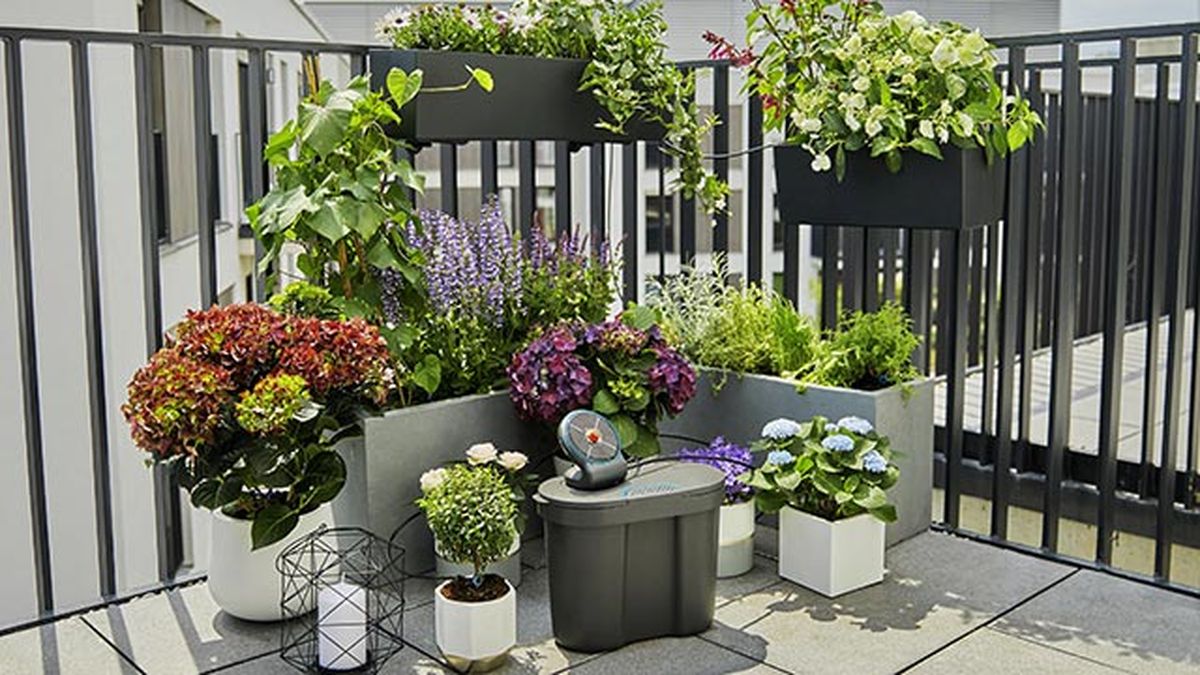 kit gardena AquaBloom con deposito vacaciones