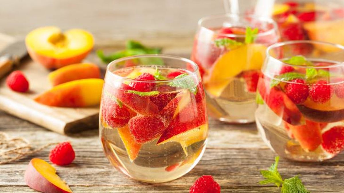 sangria de cava frutas