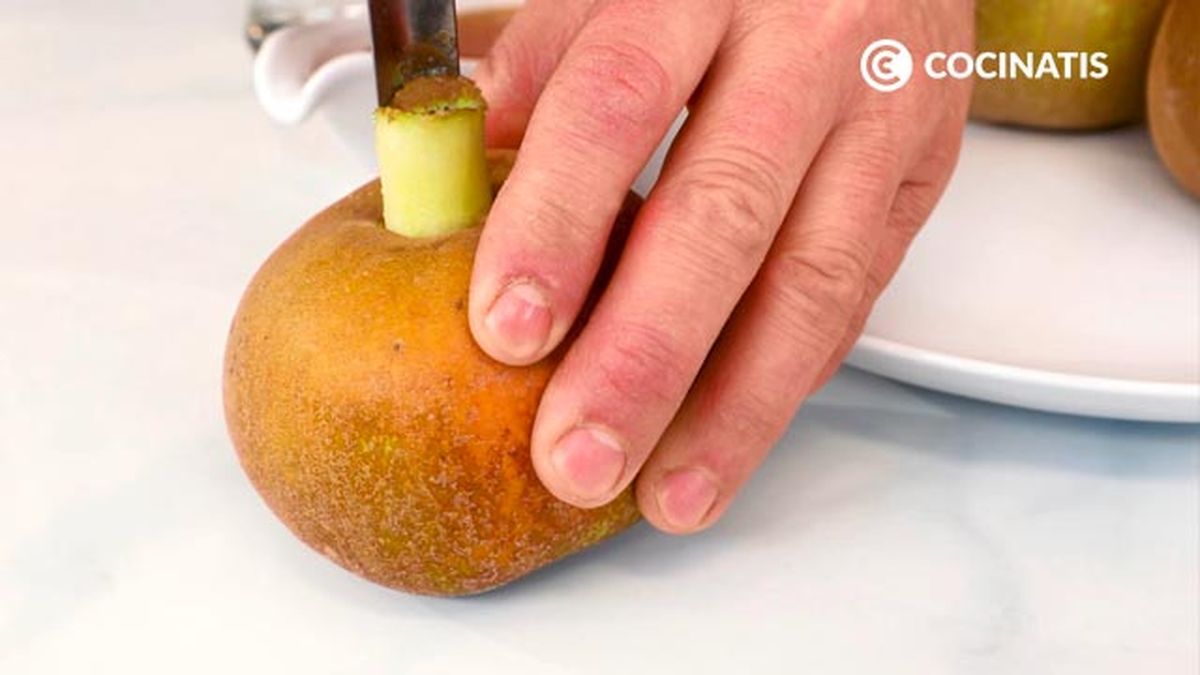 Receta de manzanas asadas al microondas  paso 1