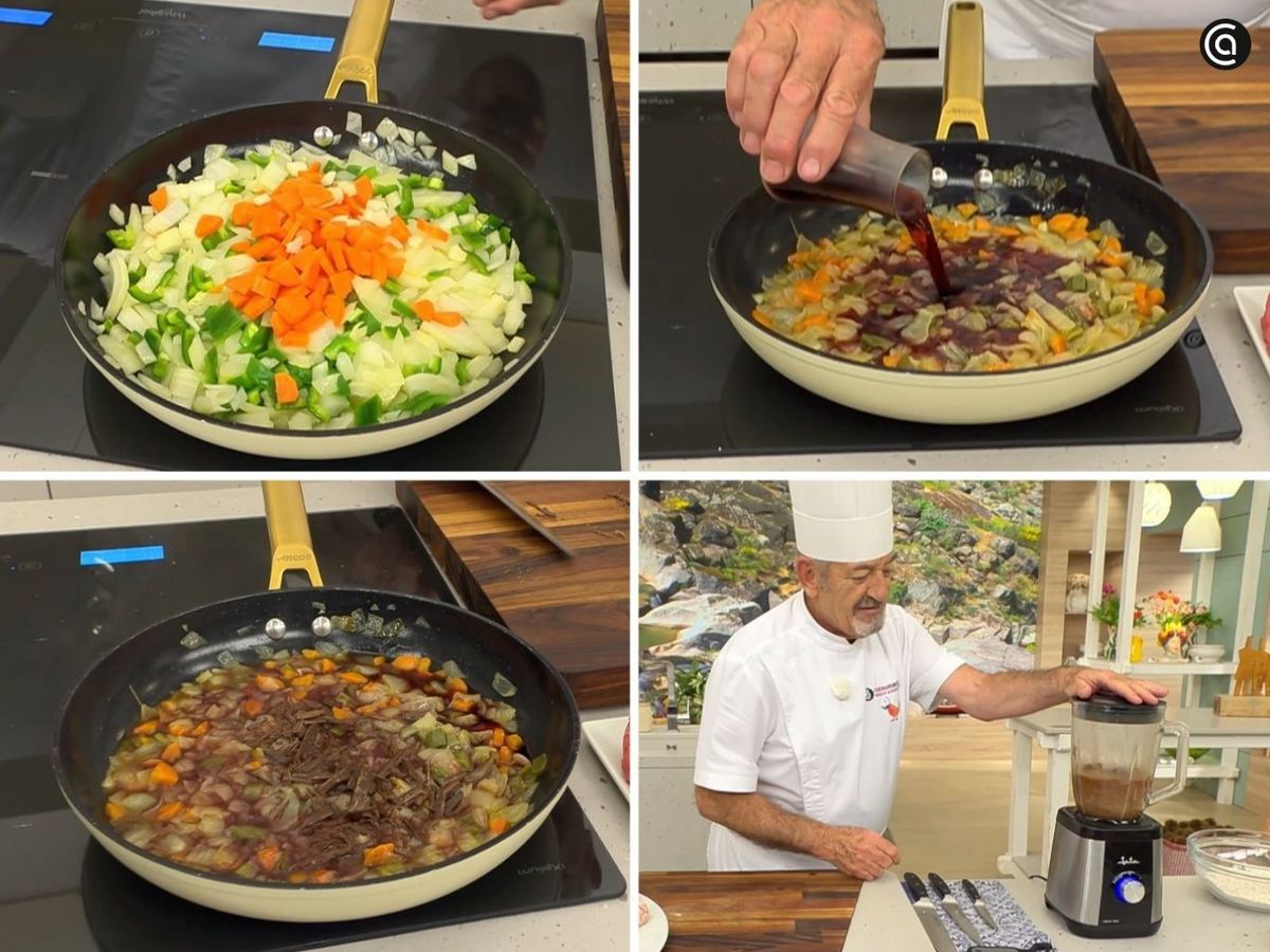 Paso a paso para hacer la salsa de chocolate de las albóndigas