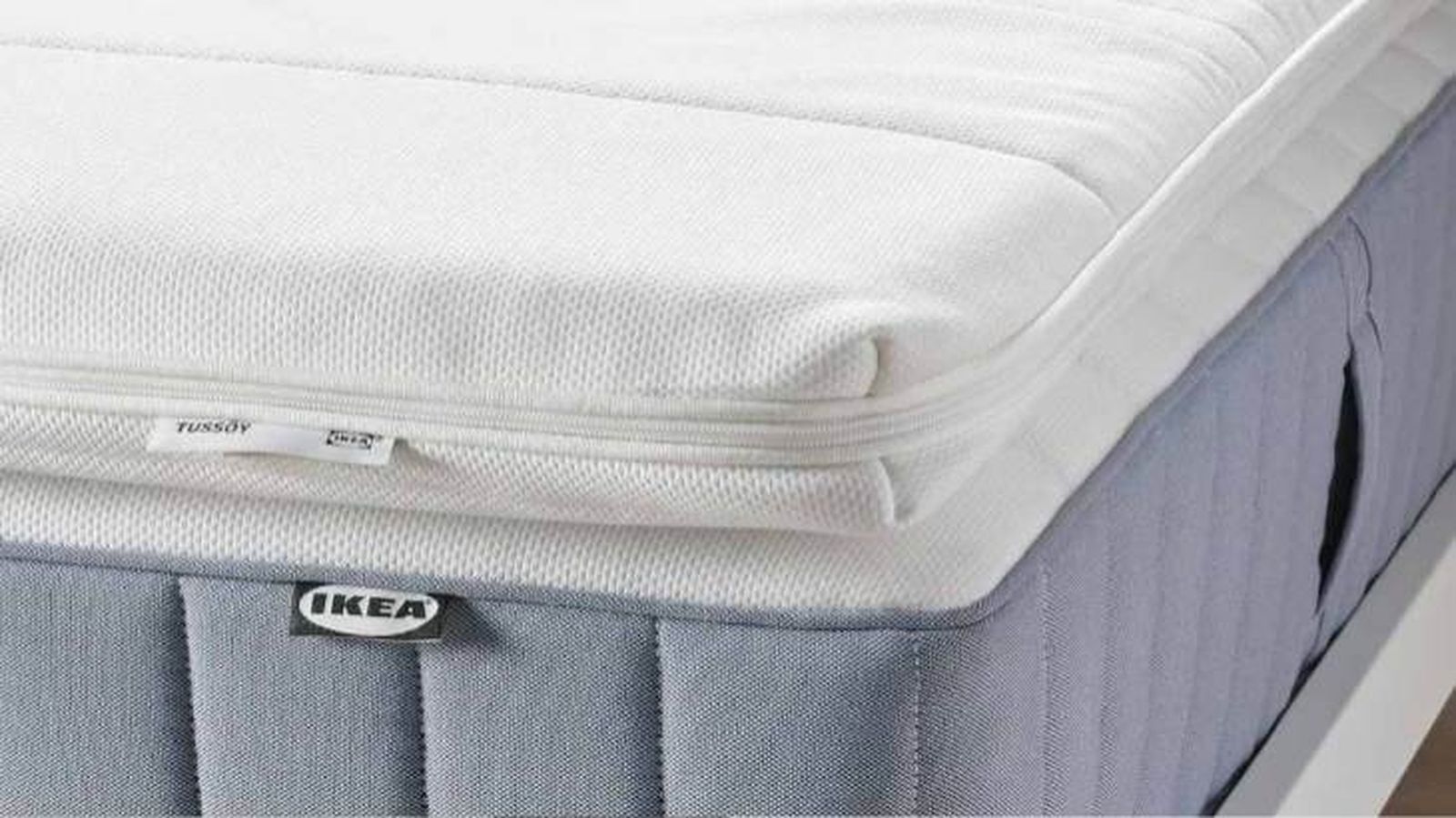 Topper viscoelástico de Ikea. Ref: 802.981.34 / Imagen: Ikea Topper viscoelástico de Ikea. Ref: 802.981.34 / Imagen: Ikea