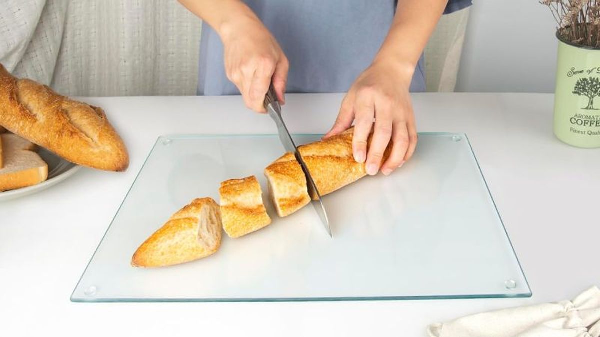 Tabla de cortar de vidrio templado