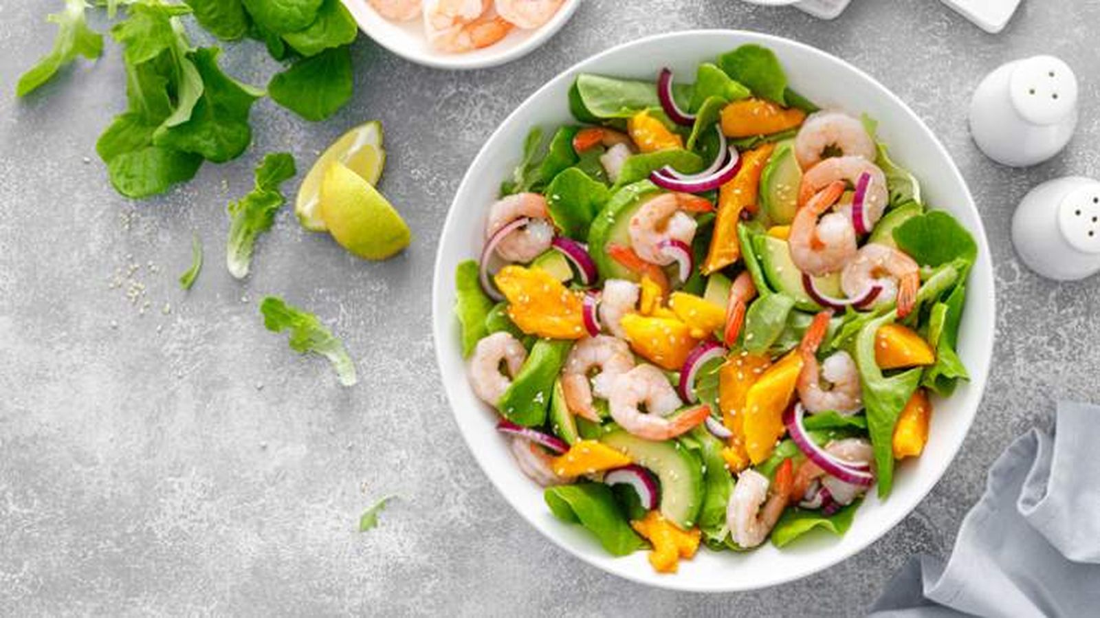 ensalada mango aguacate gamba ensalada mango aguacate gamba