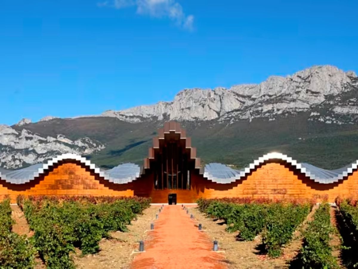 La bodega Ysios, diseñada por Santiago Calatrava