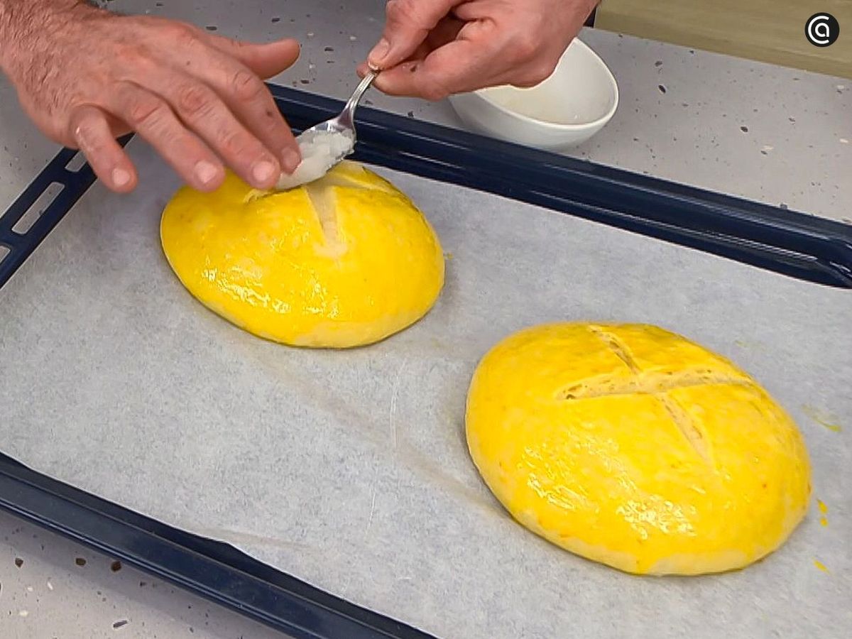 Prepara el panquemao para hornear