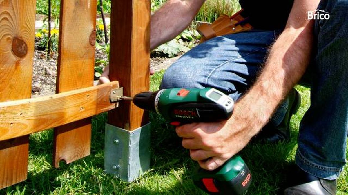 Bricomania 509 valla de madera para jardin 9