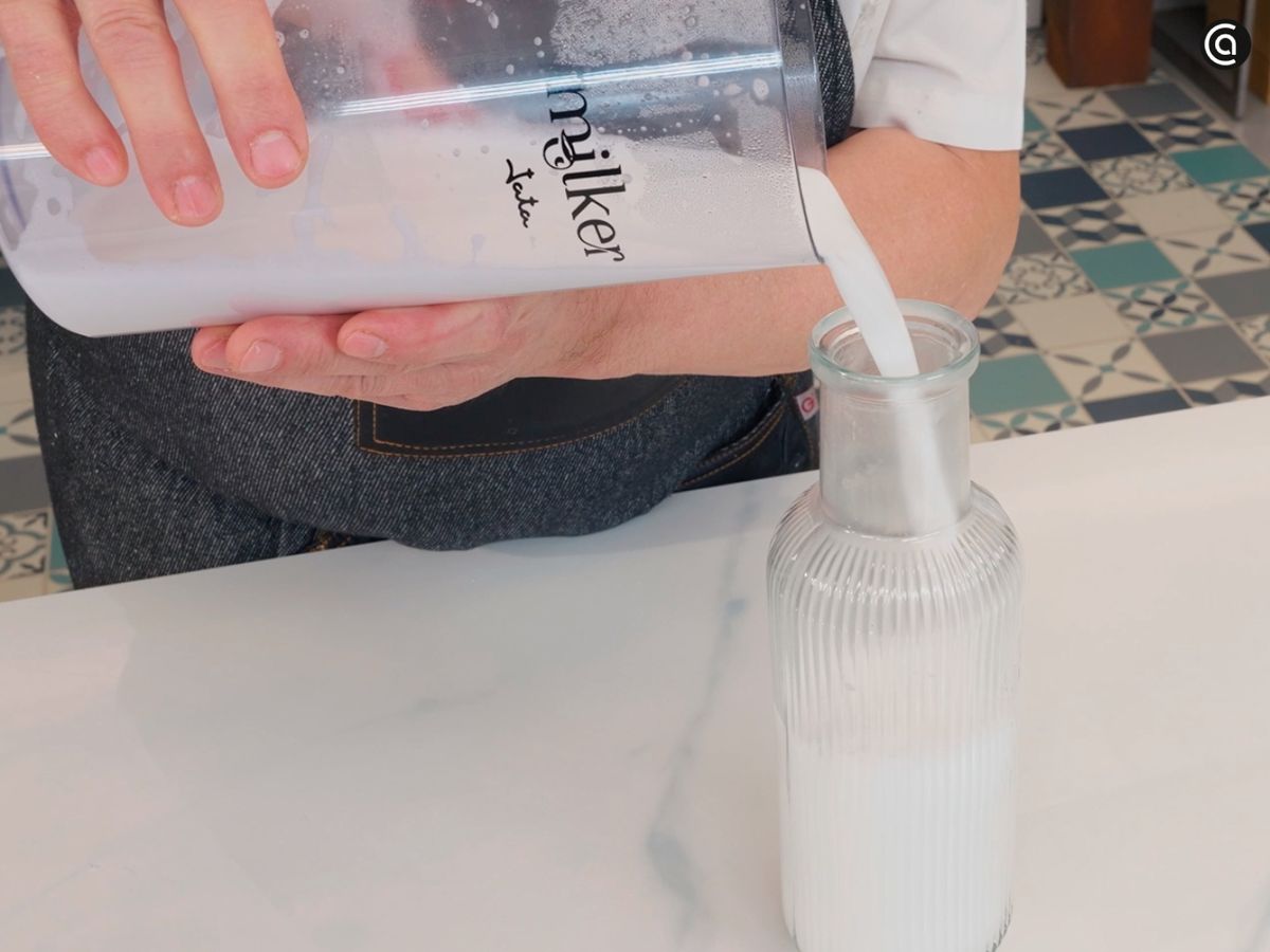 Leche de coco - paso 3